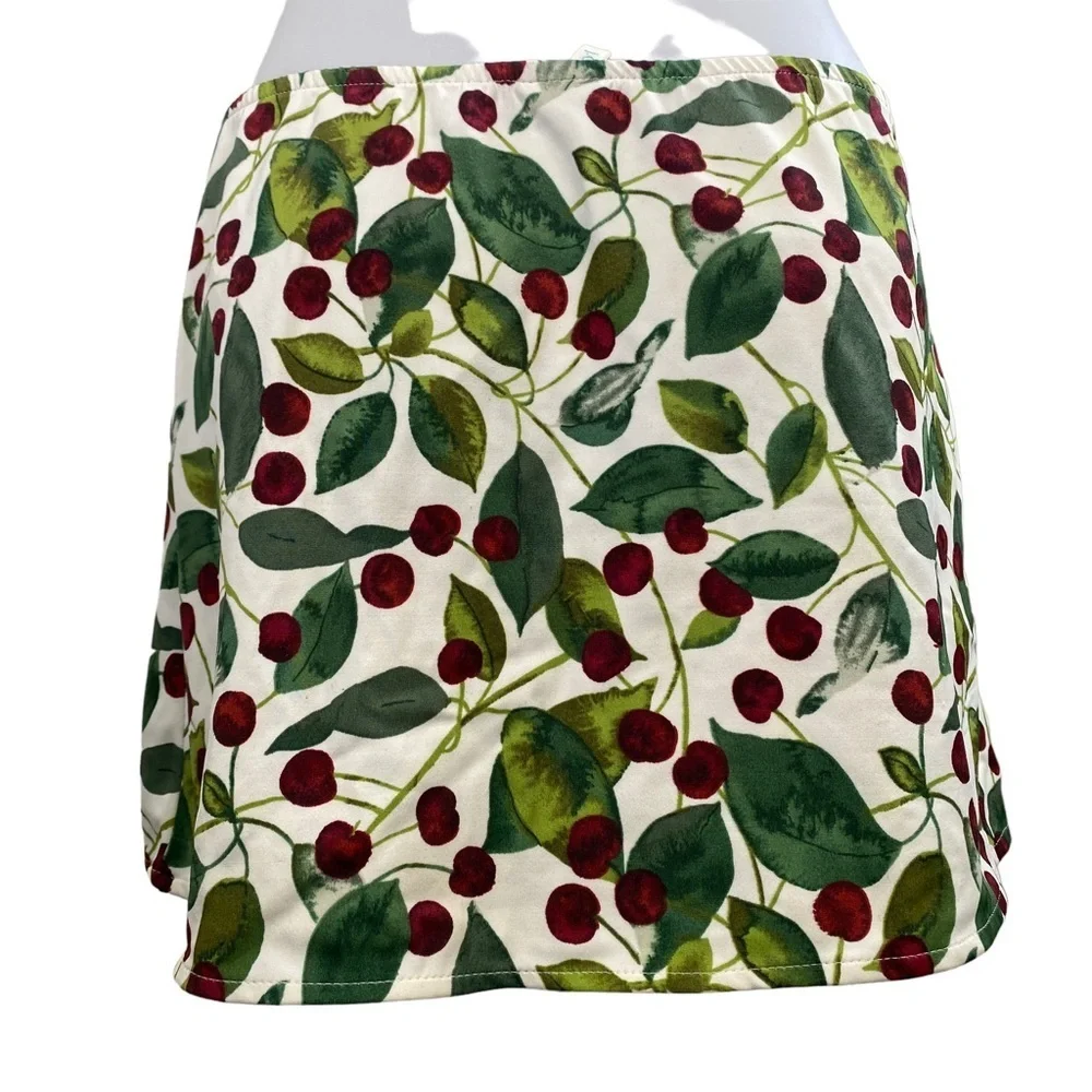J Crew Cherry Print Mini Skirt